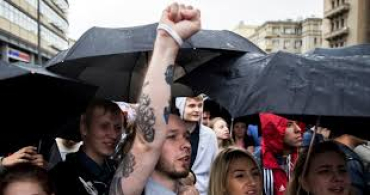 An Kama Mutane a Moscow Yayin Da Aka Hana Zanga-zangar Adawa da Takunkumin Intanet