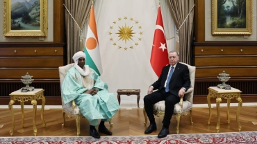 Turkish President Erdogan receives Nigerien PM Zeine in Ankara