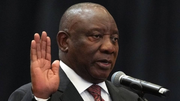 South Africa's President Ramaphosa wins re-election