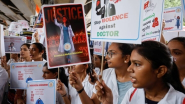 Indian doctors stage nationwide strike over rape and murder of colleague