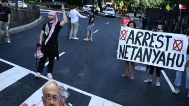Live Updates: Pro-Palestine protesters demonstrate against Netanyahu in US