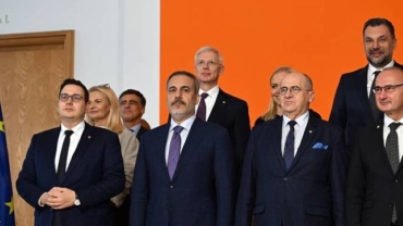 Turkish FM engages in discussions with European counterparts on Gaza