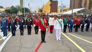 Gabonese leader Nguema marks one year since coup