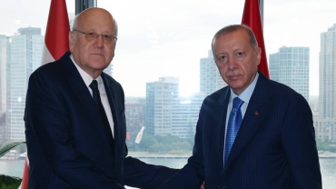 President Erdogan condemns Israeli aggression in meeting with Lebanese PM