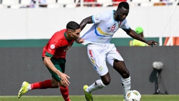 La RDC arrache un match nul 1-1 au Maroc dans un match de la CAN