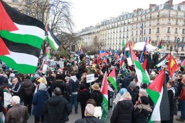Mobilisations européennes contre les violations du cessez-le-feu à Gaza