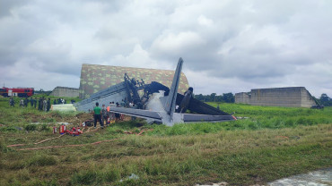 Indian Air Force plane crash kills five personnel in northeast air base