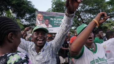 Is Liberia a shining example of democracy for West Africa?