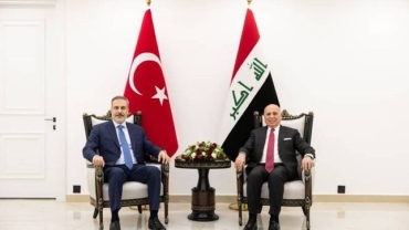 Turkish FM Fidan meets Iraqi counterpart Hussein