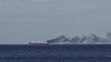 Drone hits gas storage tanker at Egypt's Mediterranean port