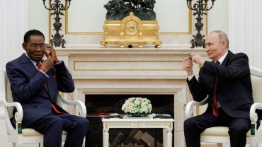 Putin holds talks with Equatorial Guinea's Obiang