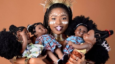 Black dolls that speak several African languages