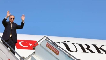 President Erdogan arrives in Iraq on his first visit after 12 years