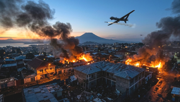 Panique à Goma après une explosion causée par une frappe de drone