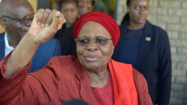 Namibia ruling party's presidential candidate in the lead