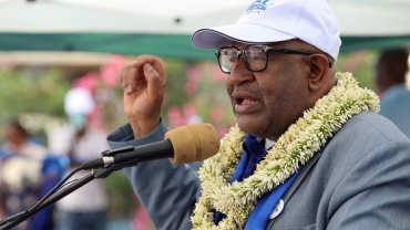 Comoros president makes first appearance since knife attack