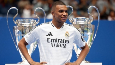 French star Kylian Mbappe unveiled as Real Madrid player