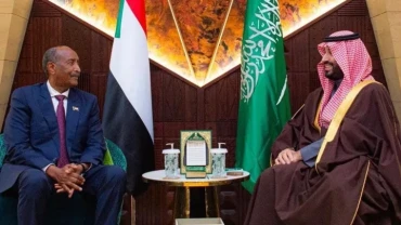 Sudan's Burhan in Riyadh for meeting with Saudi Crown Prince
