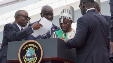 Liberia's Boakai 'perfectly fine' after failing to end inauguration speech