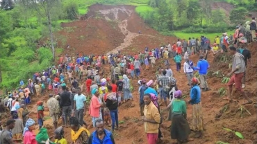 Death toll of Ethiopia landslide triples to 157