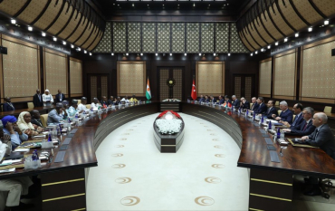 Erdoğan, Tiani Hold Delegation Talks