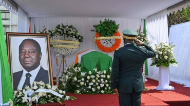 Côte d'Ivoire's ex-president Bedie buried after 10 months