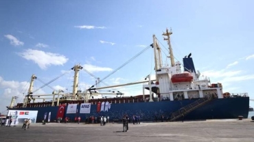 Ship with nearly 3,000 tonnes of aid leaves Türkiye for Sudan