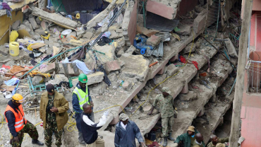 Kenya : un immeuble s’écroule à Nairobi, au moins quatre morts