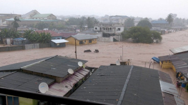 Ghana floods leave 12 dead, thousands displaced as rescue efforts continue