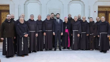 Syria's Christian clerics visit Sharaa, leader of the new government