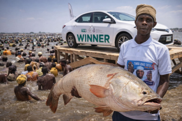 Argungu fishing festival: Nigeria’s Tinubu among thousands mesmerised by 59-kg fish