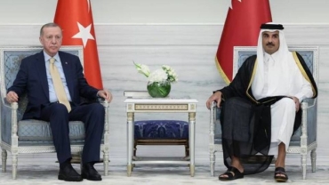 Turkish president, Qatari emir discuss humanitarian situation in Gaza