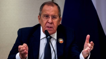 Russia's Foreign Minister Lavrov arrives in Guinea