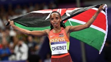 Kenya's Chebet wins women’s 10,000m to bag golden double