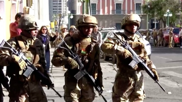 Coup fears as Bolivia soldiers surge into presidential palace