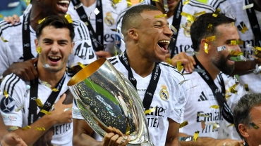 Mbappe scores as Real beat Atalanta in Super Cup