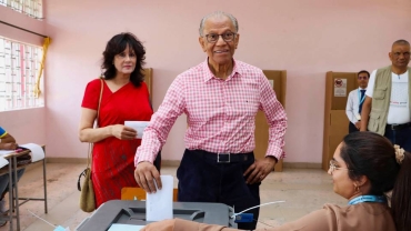Mauritius opposition leader declares victory in polls