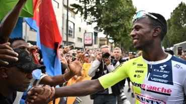 Eritrean makes history at global cycling competition