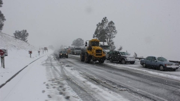 Motorists stranded as South Africa snowfall closes roads