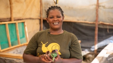 Wangui: Kenya's golden snail farmer