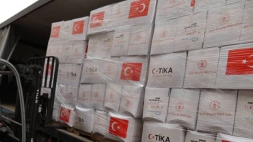 Turkish aid agency continues its aid efforts in Gaza