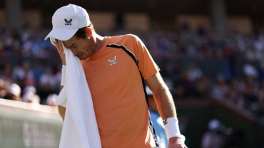 British tennis star Andy Murray knocked out of Indian Wells tournament