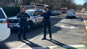 US soldier sets himself on fire outside Israeli embassy in protest against Gaza war