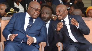 DR Congo's president accuses predecessor of backing rebels