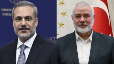 Le MAE turc rencontre le chef du Hamas pour discuter du cessez-le-feu à Gaza