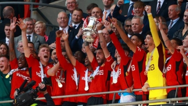 Man Utd stun rivals Man City 2-1 to win FA Cup