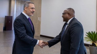 Turkish foreign minister welcomes Zambian counterpart