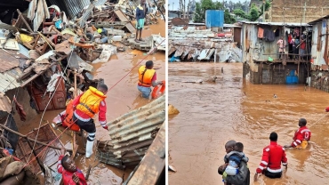 Roads submerged as floods wreak havoc in Kenyan capital