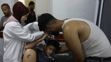 Yadda likitoci suka koma yin tiyata a barandar asibitoci saboda rashin dakuna a Gaza