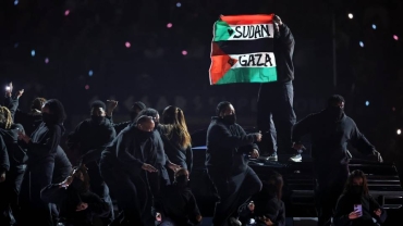 Lamar's Super Bowl show takes a turn for Sudan, Gaza